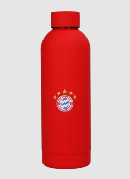 FC Bayern München - Edelstahlflasche 0,5 l Rot